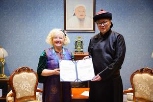 UNICEF Representative Presents Letter of Credence in Mongolia